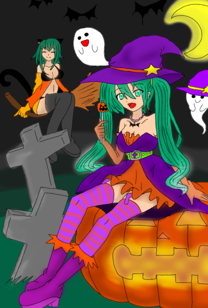 ハロウィン ミク＆グミ