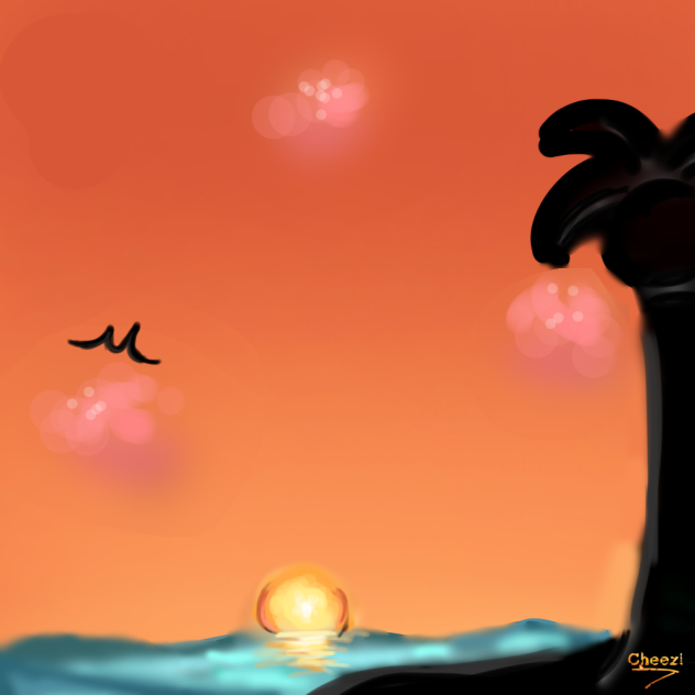 I hate drawing scenery