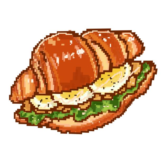 Croissant sandwich