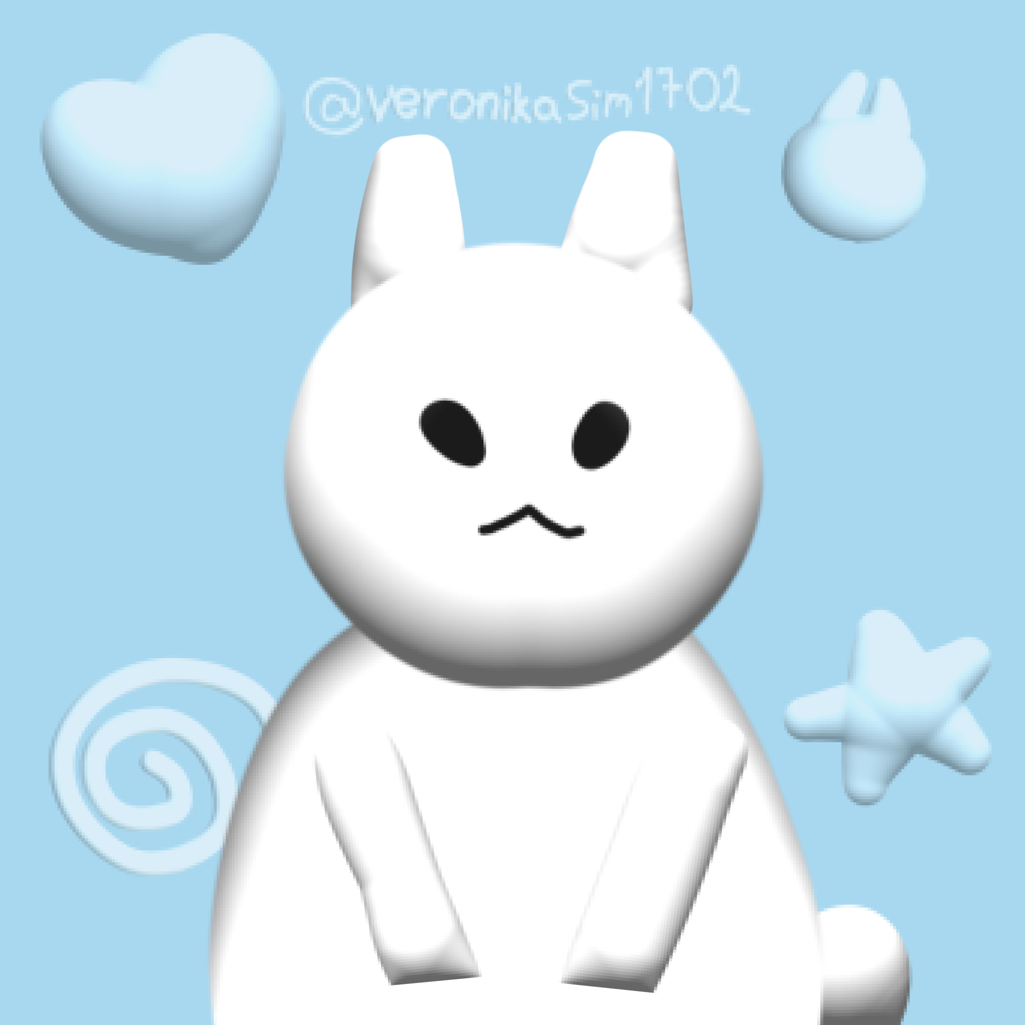 Gubby 3-D Low Poly Profile Picture - ibisPaint