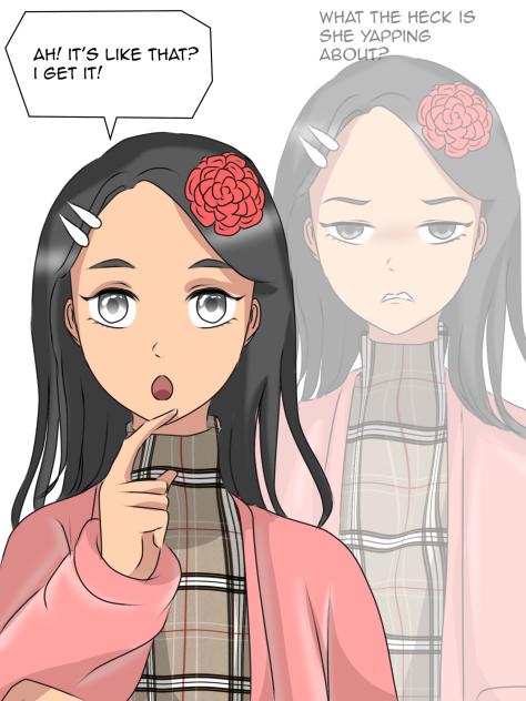 Me during conversation