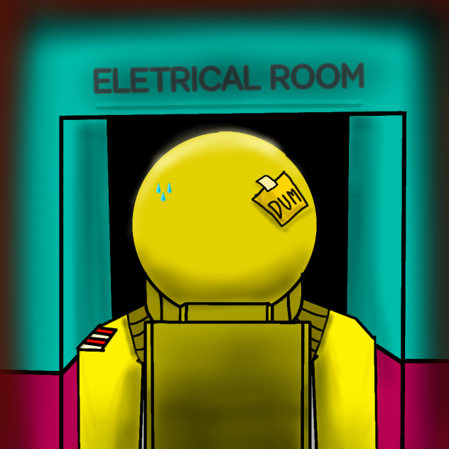 Yellow in the darkness(Among Us)