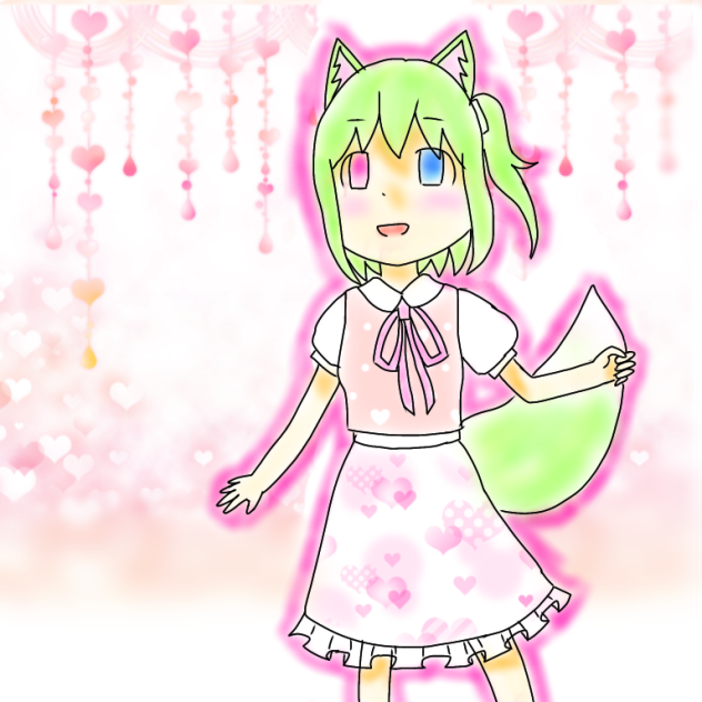落書き 梅雨花ちゃん