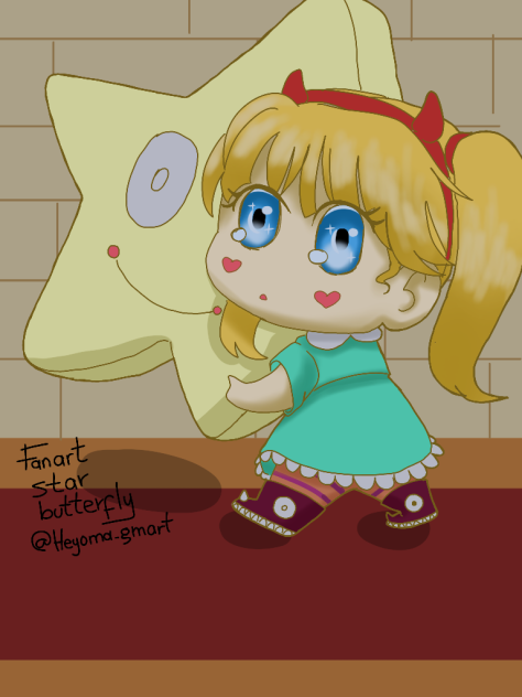 fan art star butterfly
