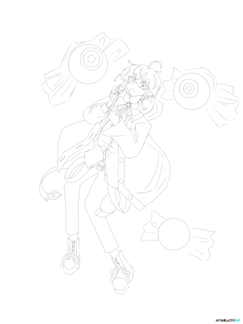 崩壊しまくってる塗り絵