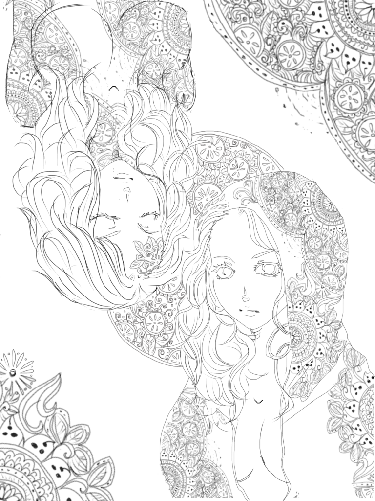 縞模様の女性の絵 縞模様のスーツと美しいジョーカーの女の子のイラストのイラスト