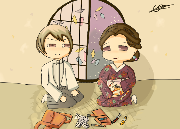 Tamayo,Yushiro,Chachamaru[KNY] ibisPaint