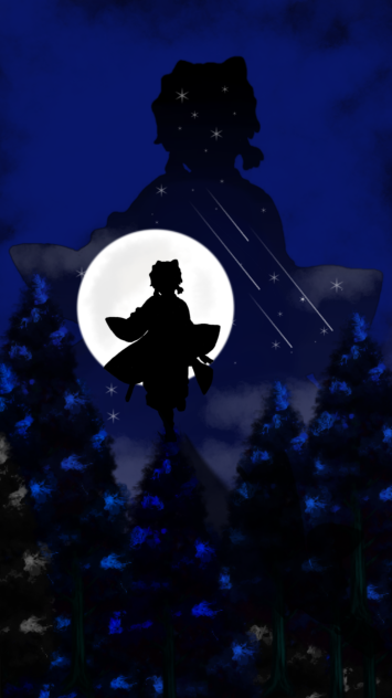 membuat wallpaper anime di ibis paint X - ibisPaint