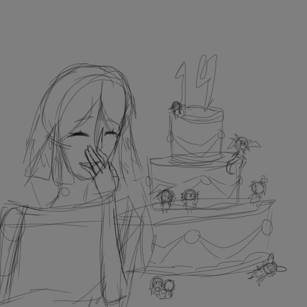 14th bday wip