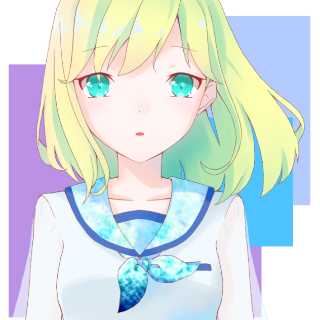 金髪碧眼少女