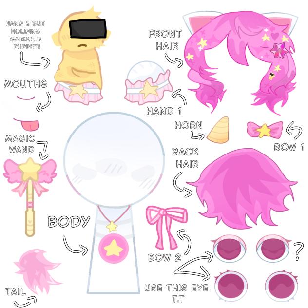 Rosa base ref sheet! (order 1)