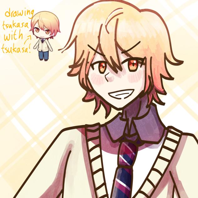 drawing tsukasa with tsukasa!
