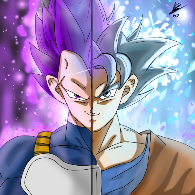 Ultra Ego Vegeta & Ultra Instinct Goku