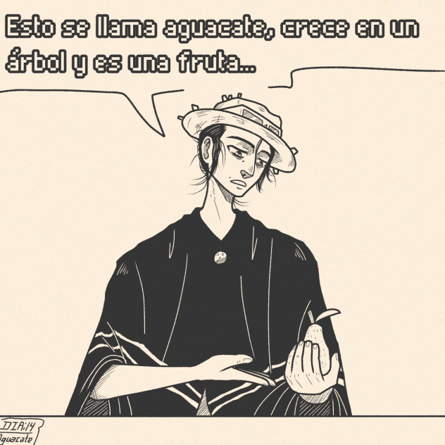 Aguacate - viñeta 1