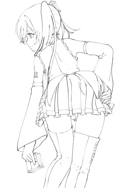 塗絵ミクさん