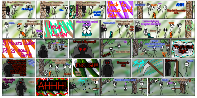Eve and Skywarp p3. A D&D game comic