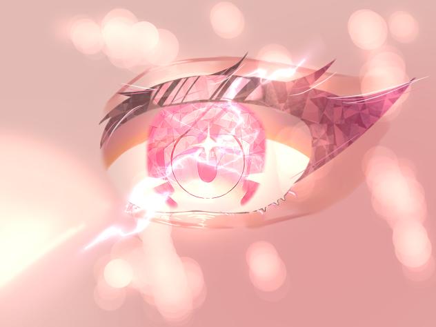 目を描いたってだけ