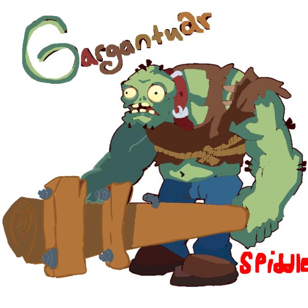 Plants Vs Zombies gargantuar
