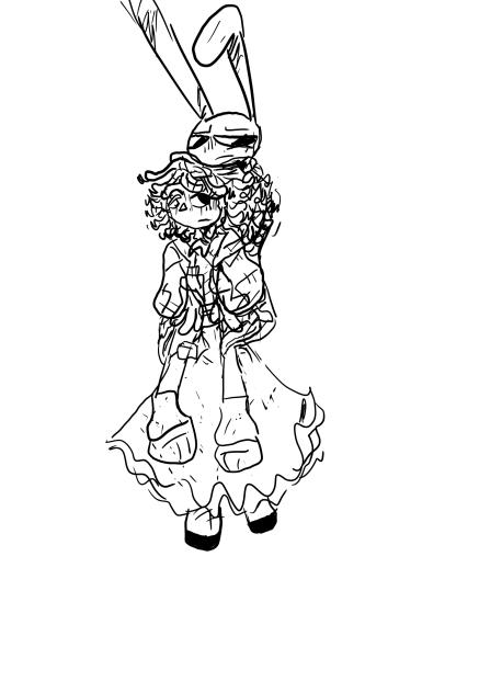 bunnydoll art that i never finished
