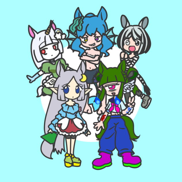 ウマ娘もどき五人囃子