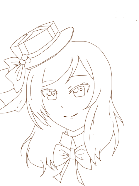 【線画】まきちゃん