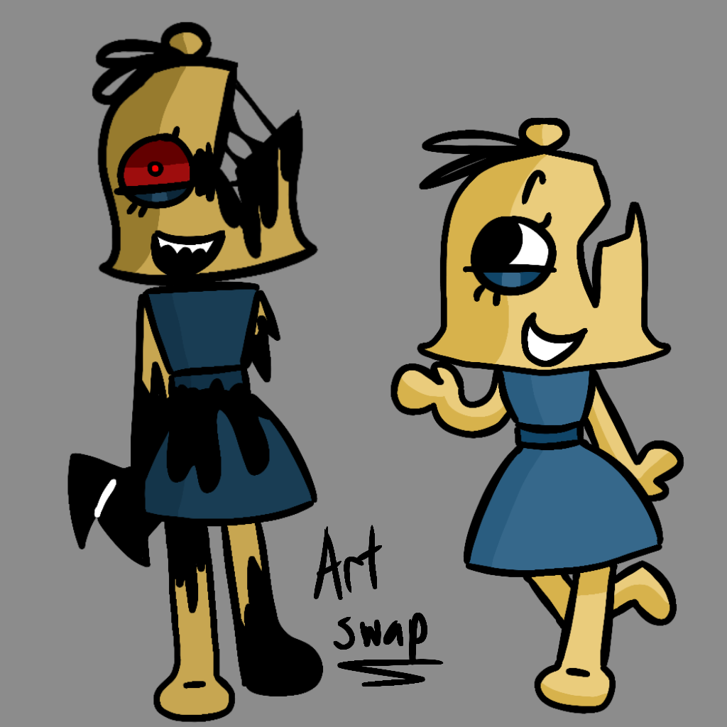 Art swap with my sibling 🥹 - ibisPaint