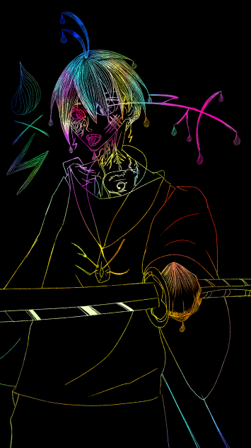 水×雷　擬人化