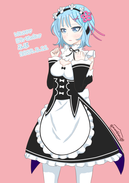 駅メモ 美深ふぶ 誕生日イラスト2019