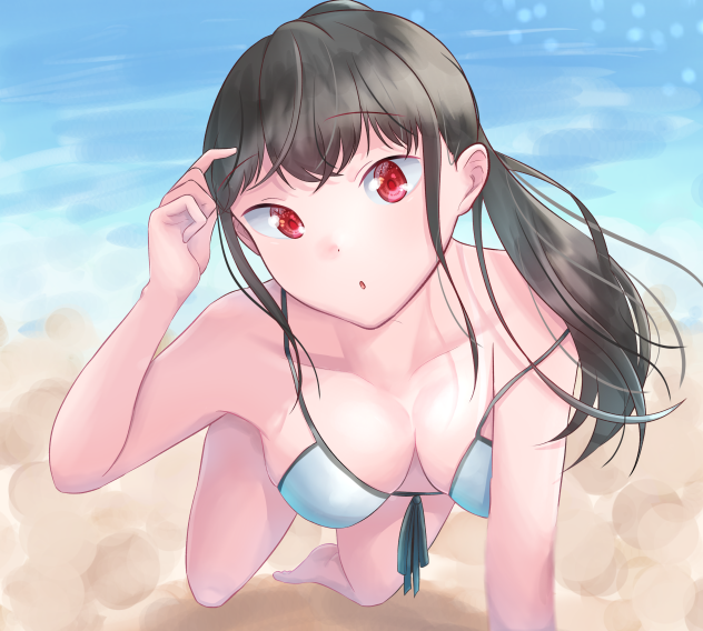 赤目水着女の子リメイク