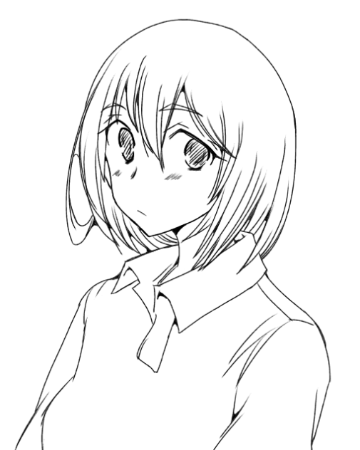 ショートの女の子