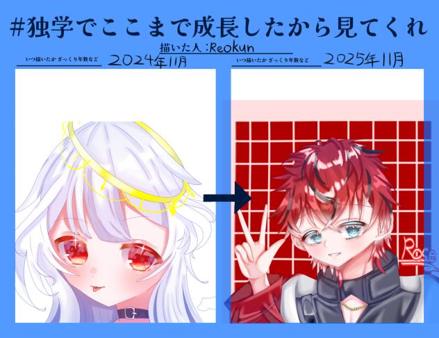 一年間の成長