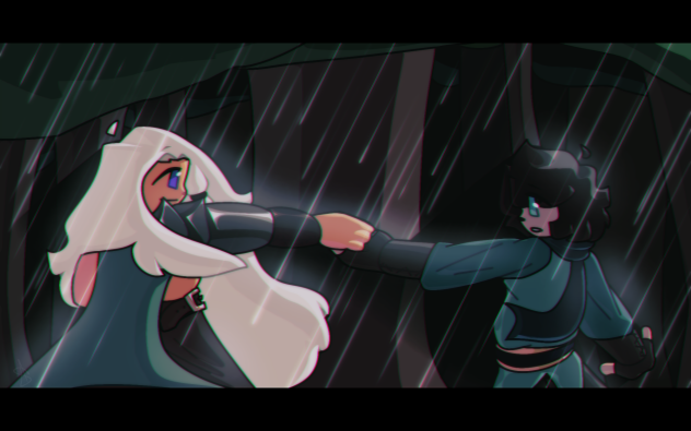 A dance in the rain