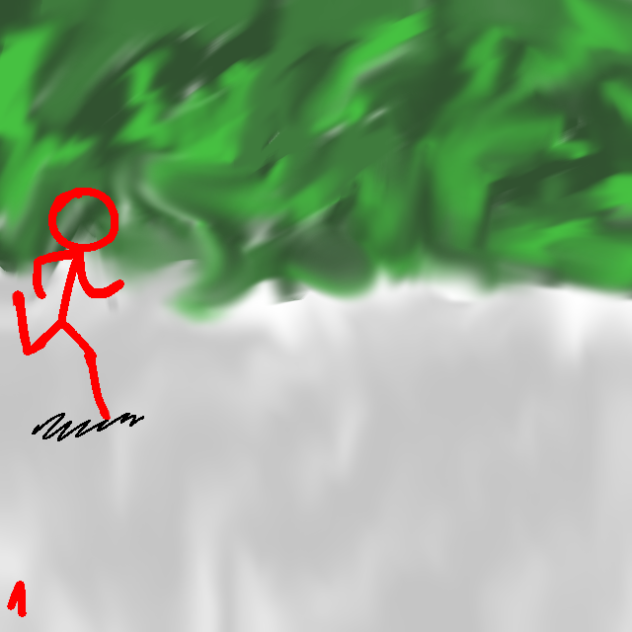 Stickman running!