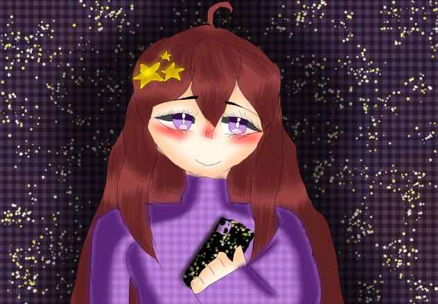 Purple Stary girl
