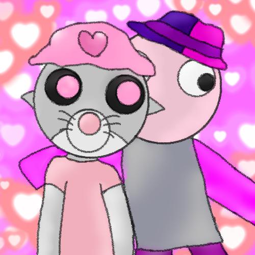 Piggy - Moonie and Moopy art