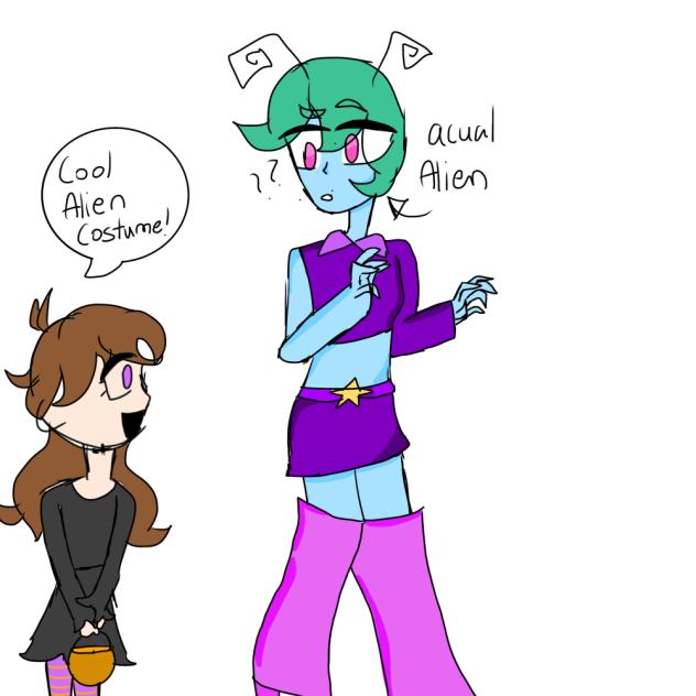 Alien girl!!