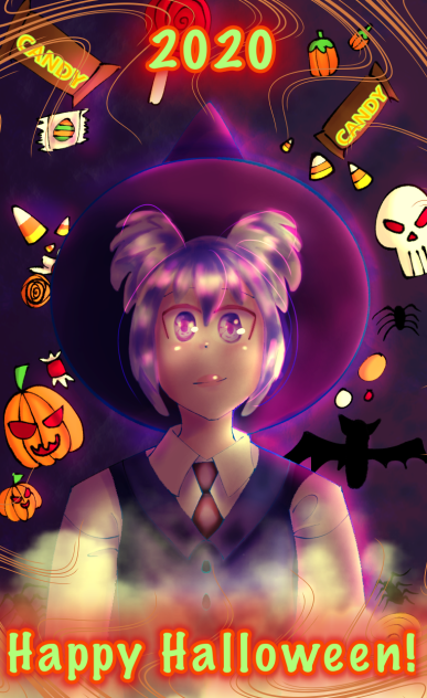 Nagisa Shiota Halloween Art
