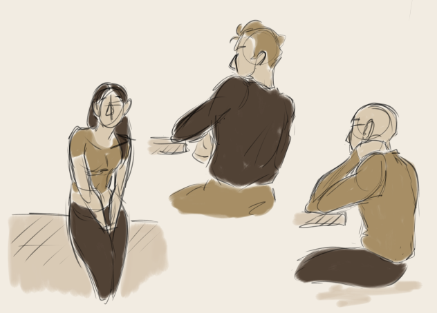 3 min. sketches