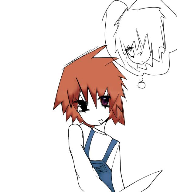 first time trying moe artstyle (wip)