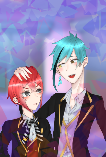 ウツボ🦈と金魚ちゃん　　ツイステ