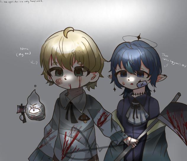 Im okay(❓)tw Blood(bc Noru protect Theo)