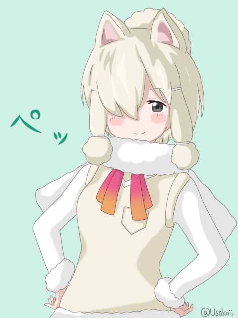 【けものフレンズ】アルパカ・スリ 描いてみた3