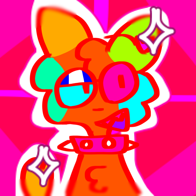 Neon cat thingy