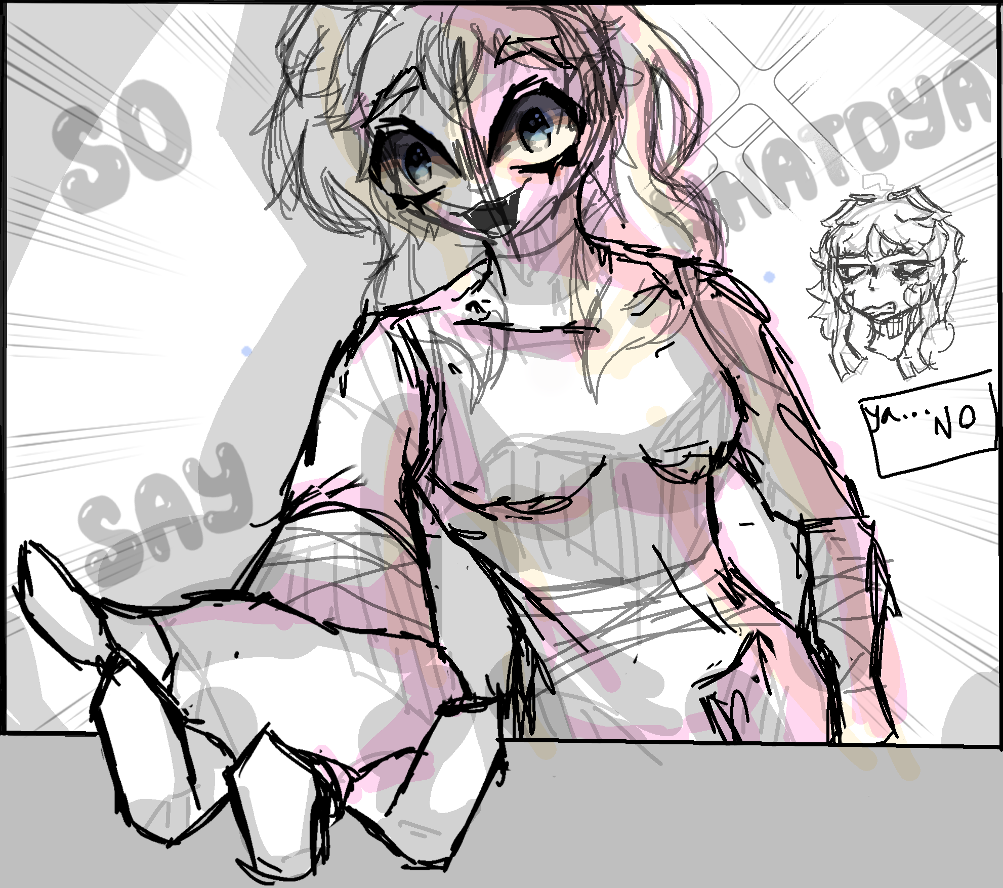 COMIC PANEL WIP LEAK - ibisPaint