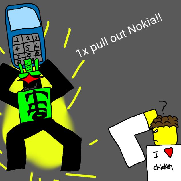 1x pullout te Nokia