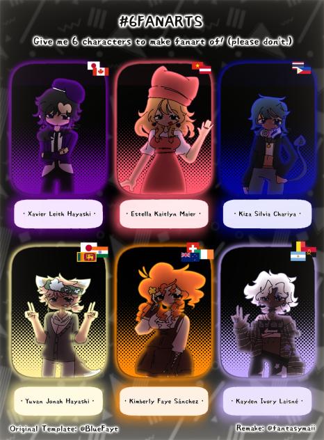 #6FANARTS -- my OCs of 2025!