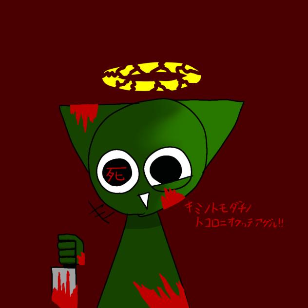 久しぶりに虐殺人格描いた!!　(スプランキー)