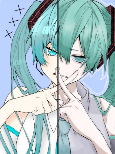 リア友と合作したんご