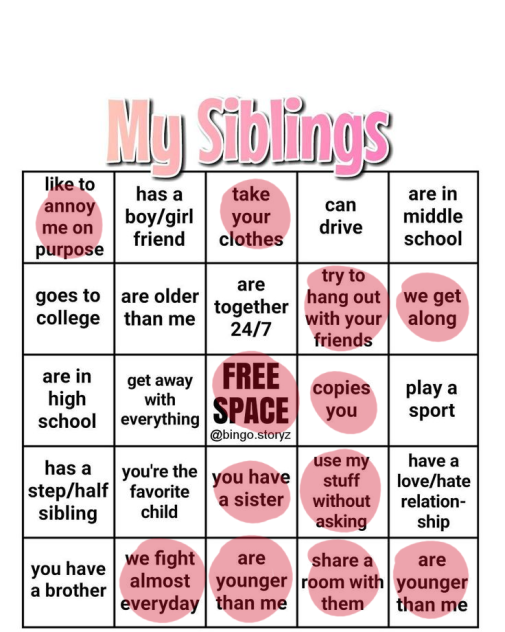 my sibling is 7yo and is super annoying