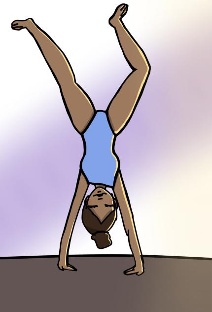 I wish I could do gymnastics